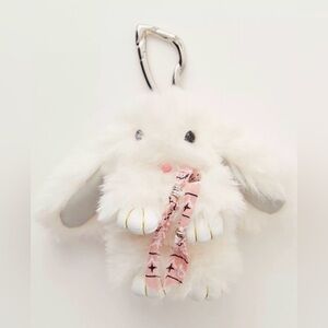 FREE PEOPLE Fluffy Rabbit Bag Charm NWT